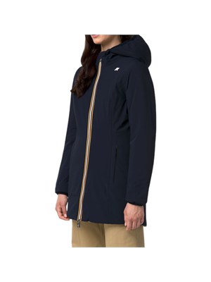 Giubbino reversibile Denise K-Way donna in nylon blu in DONNA