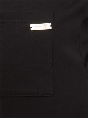 PANTALONE TUTA TWIN-SET NERO in DONNA