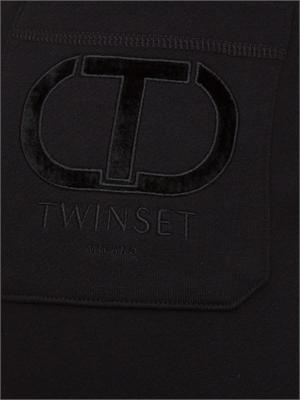 PANTALONE TUTA TWIN-SET NERO in DONNA