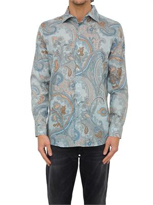 CAMICIA MANICA LUNGA ETRO AZZURRO in UOMO