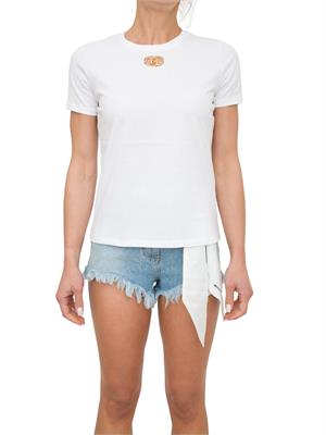 T-SHIRT ELISABETTA FRANCHI BIANCO in DONNA