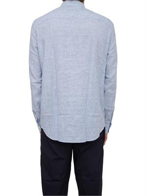 CAMICIA MANICA LUNGA ARMANI EXCHANGE BLU in UOMO