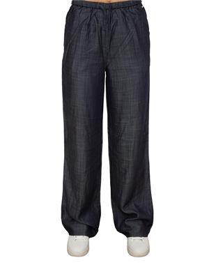 PANTALONE CASUAL ARMANI EXCHANGE BLU DENIM in DONNA