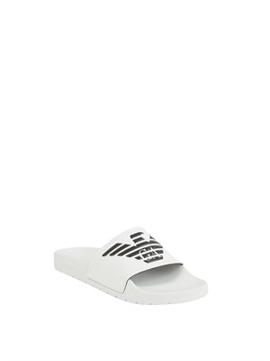 CIABATTE EMPORIO ARMANI BIANCO in UOMO