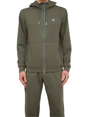 FELPA EA7 EMPORIO ARMANI VERDE in UOMO