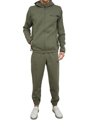 TUTA SPORTIVA EA7 EMPORIO ARMANI VERDE in UOMO