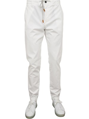 PANTALONE CASUAL ELEVENTY BIANCO in UOMO