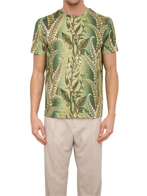 T-SHIRT ETRO VERDE in UOMO
