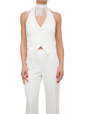 GILET NENETTE BIANCO in DONNA