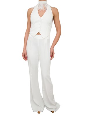 GILET NENETTE BIANCO in DONNA