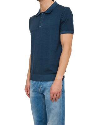 POLO PEUTEREY BLU in UOMO