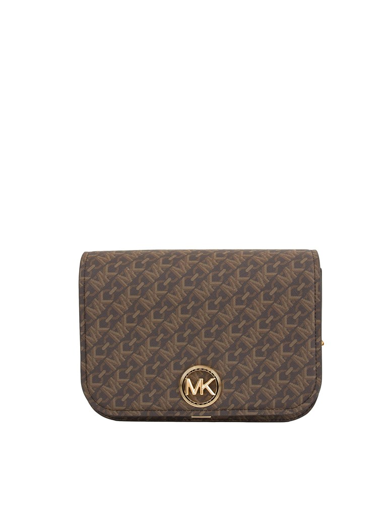 BORSA A SPALLA MICHAEL MICHAEL KORS MARRONE