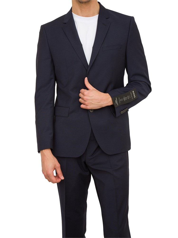 GIACCA MONOPETTO BOSS BLU