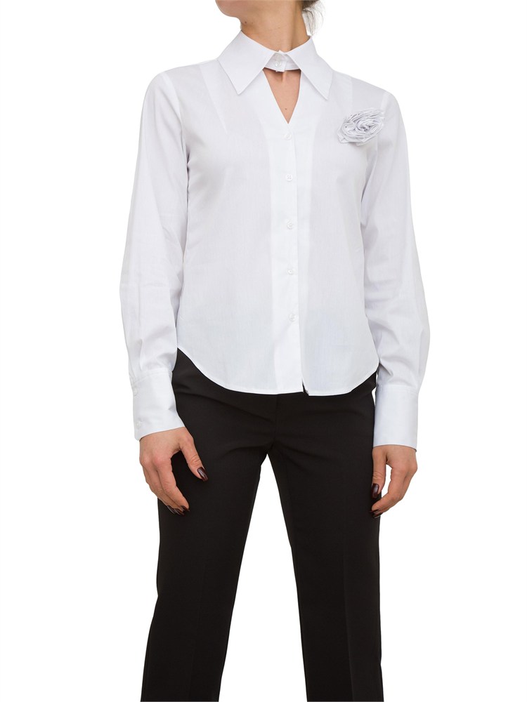 CAMICIA MANICA LUNGA BLUGIRL BIANCO