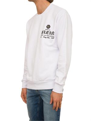 FELPA PHILIPP PLEIN BIANCO in UOMO