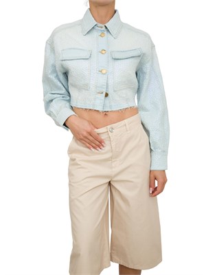 GIUBBINO PINKO BLU DENIM in DONNA