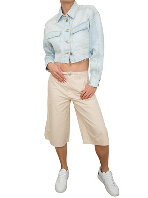 GIUBBINO PINKO BLU DENIM in DONNA