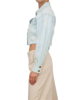 GIUBBINO PINKO BLU DENIM in DONNA
