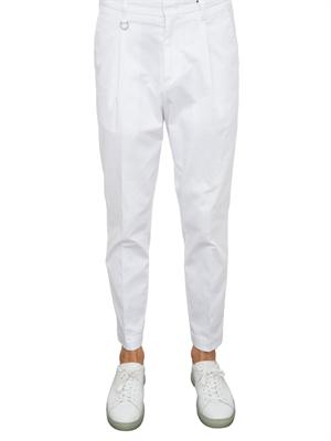 PANTALONE CASUAL PAOLO PECORA BIANCO in UOMO