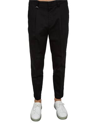 PANTALONE CASUAL PAOLO PECORA NERO in UOMO