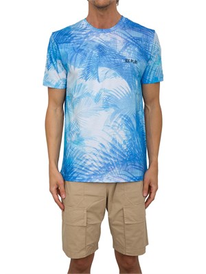 T-SHIRT ICE PLAY AZZURRO in UOMO