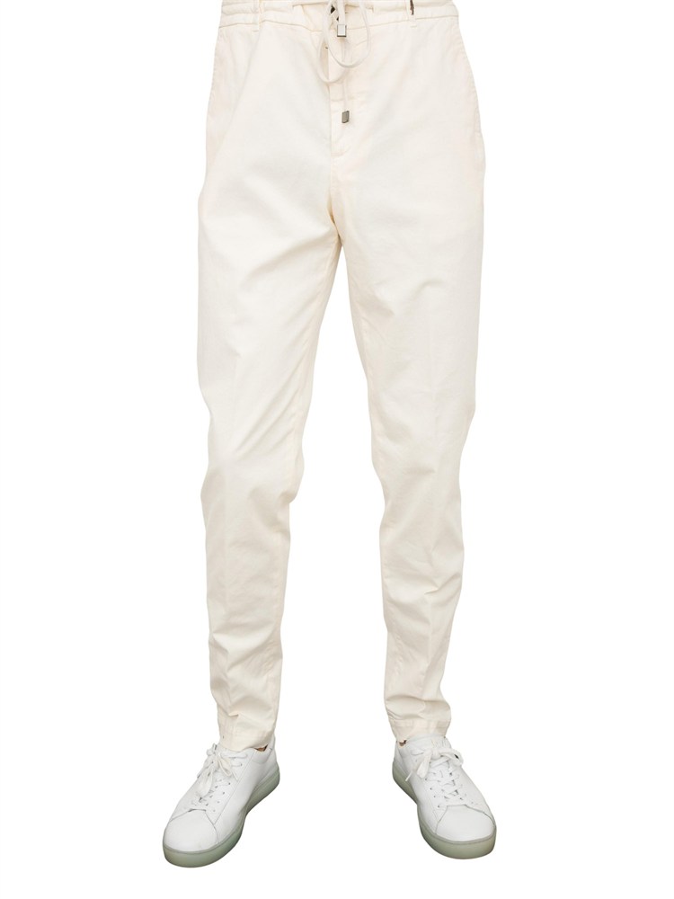 PANTALONE CASUAL PESERICO AVORIO