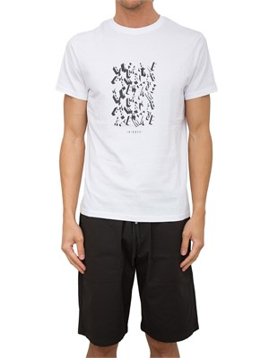 T-SHIRT BIKKEMBERGS BIANCO in UOMO