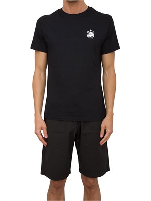 T-SHIRT BIKKEMBERGS NERO in UOMO