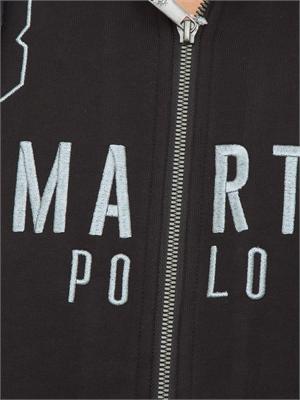 FELPA LA MARTINA NERO in UOMO