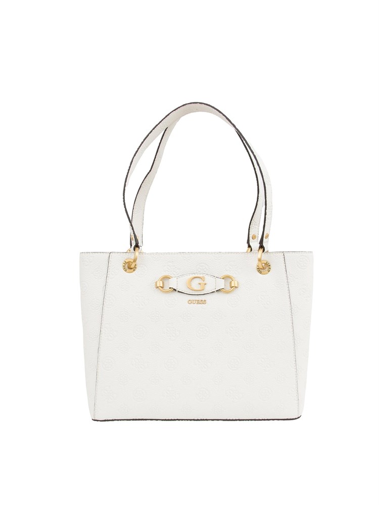 BORSA A SPALLA GUESS JEANS BIANCO