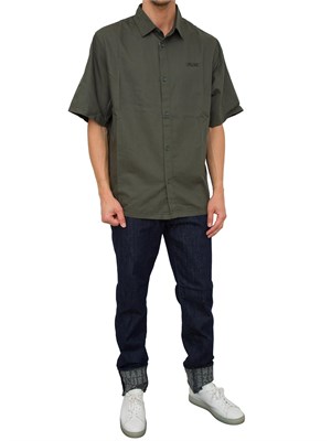 CAMICIA MANICA CORTA ARMANI EXCHANGE VERDE in UOMO