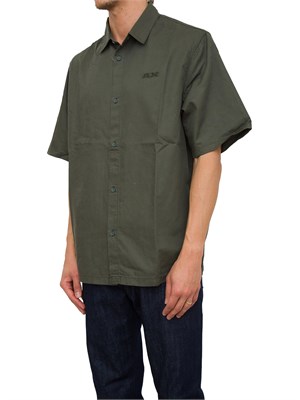 CAMICIA MANICA CORTA ARMANI EXCHANGE VERDE in UOMO