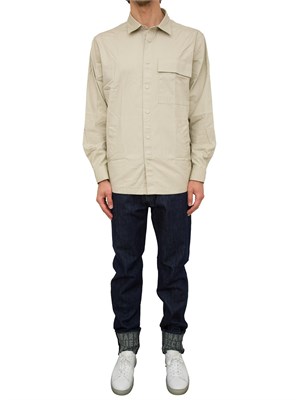 CAMICIA MANICA LUNGA ARMANI EXCHANGE BEIGE in UOMO