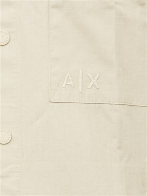 CAMICIA MANICA LUNGA ARMANI EXCHANGE BEIGE in UOMO