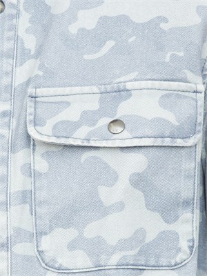 GIUBBINO ARMANI EXCHANGE BLU DENIM in UOMO