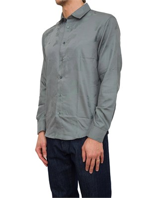 CAMICIA MANICA LUNGA ARMANI EXCHANGE VERDE in UOMO