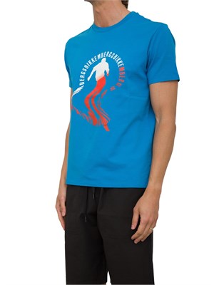 T-SHIRT BIKKEMBERGS AZZURRO in UOMO