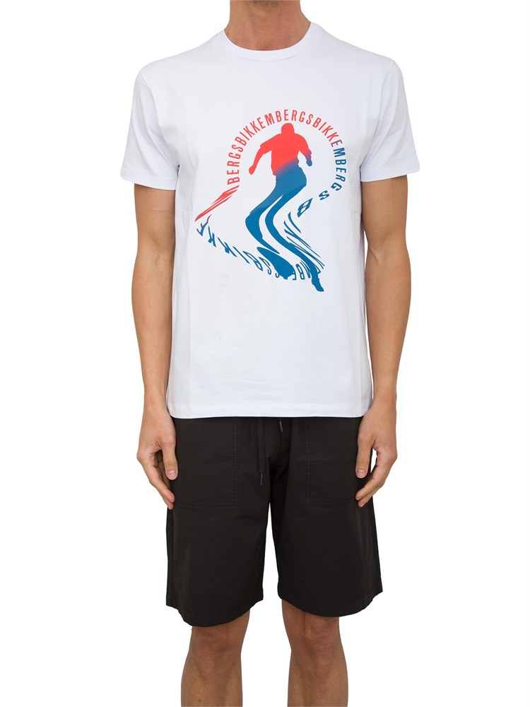 T-SHIRT BIKKEMBERGS BIANCO