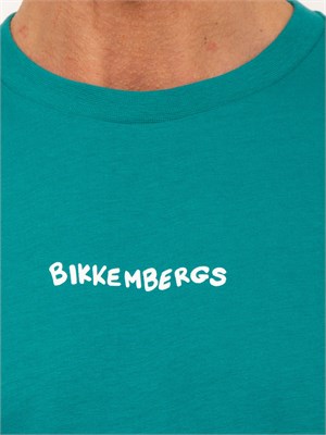 T-SHIRT BIKKEMBERGS VERDE in UOMO