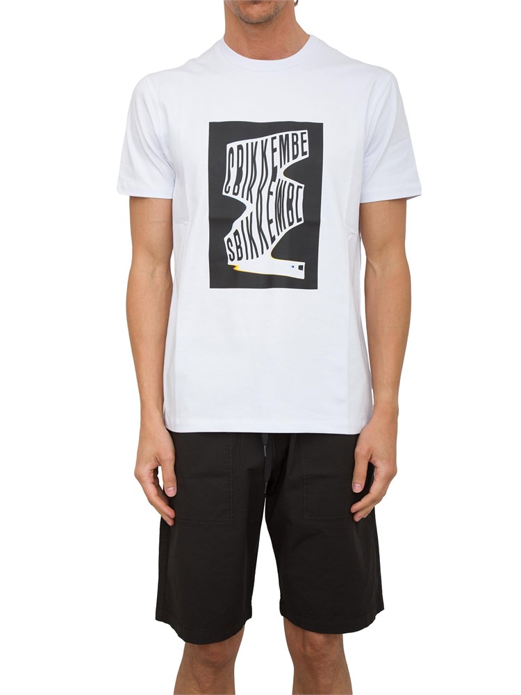 T-SHIRT BIKKEMBERGS BIANCO
