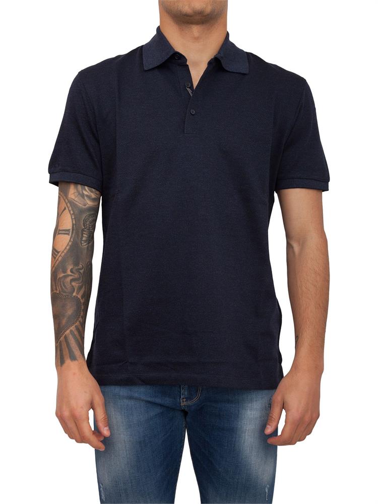 POLO ERMENEGILDO ZEGNA BLU