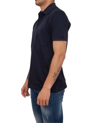 POLO ERMENEGILDO ZEGNA BLU in UOMO