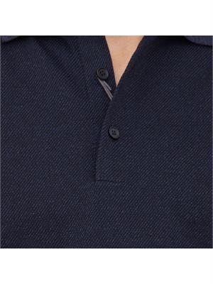 POLO ERMENEGILDO ZEGNA BLU in UOMO