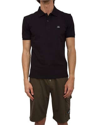 POLO C.P. COMPANY NERO in UOMO