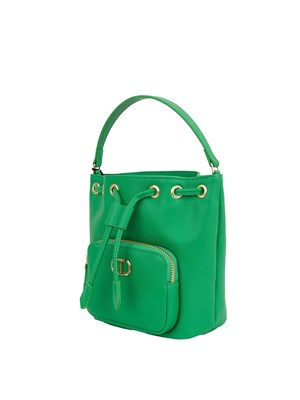 BORSA A SPALLA TWIN-SET VERDE in DONNA