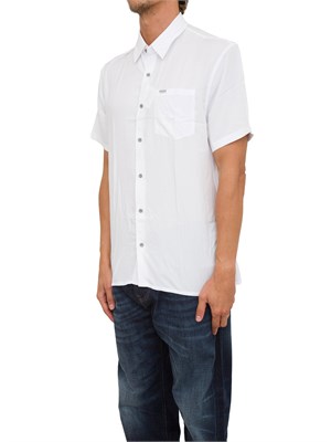 CAMICIA MANICA CORTA GUESS JEANS BIANCO in UOMO