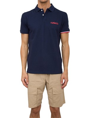 POLO ICEBERG BLU in UOMO