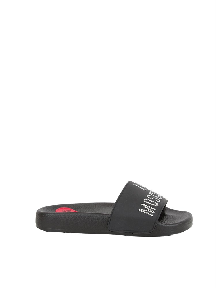 CIABATTE LOVE MOSCHINO NERO