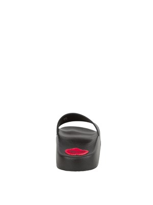 CIABATTE LOVE MOSCHINO NERO in DONNA