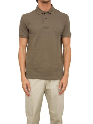 POLO ARMANI EXCHANGE VERDE in UOMO